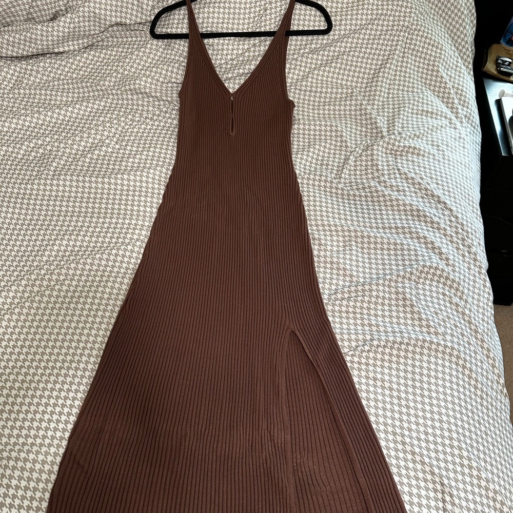 Abercrombie & Fitch Brown Maxi Dress